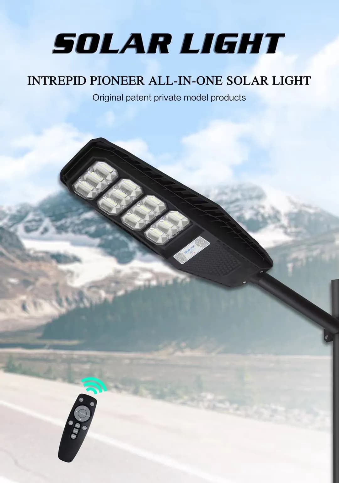 پروژکتور خیابانی 200 وات GREAT SOLAR — تصویر ۲