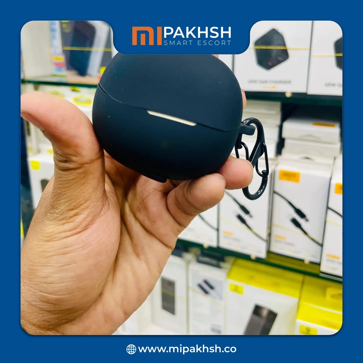 کاور محافظ سیلیکونی هدفون بلوتوثی QCY مدل Melobuds Pro