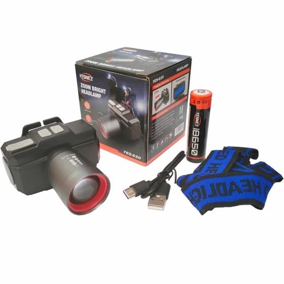 چراغ پیشانی زوم دار یس نایس مدل YES-620