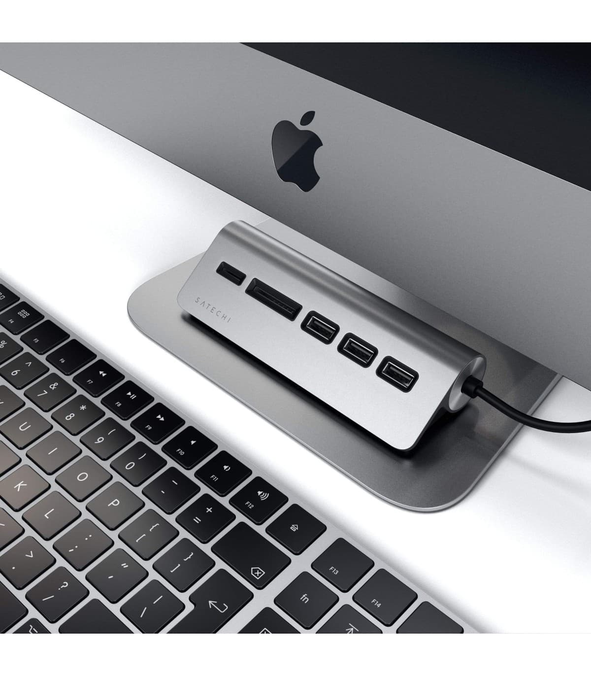 هاب رومیزی 4 در 1 ساتچی مدل TYPE C HUB &amp; CARD READER — تصویر ۵