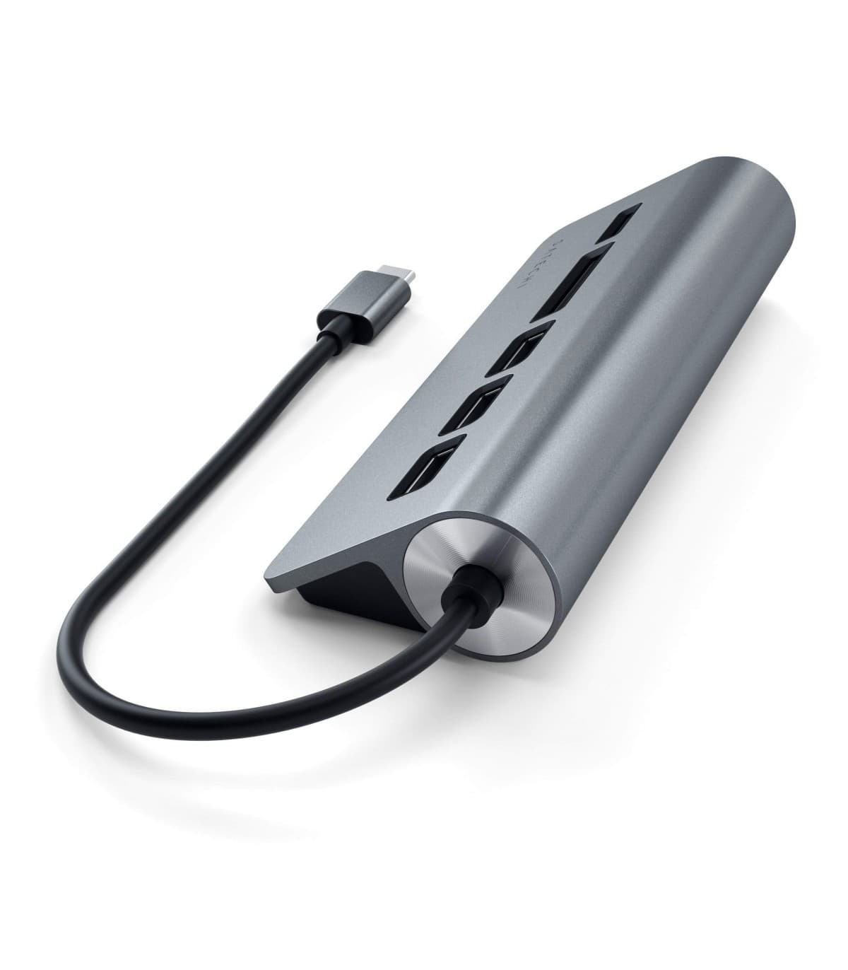 هاب رومیزی 4 در 1 ساتچی مدل TYPE C HUB &amp; CARD READER — تصویر ۴