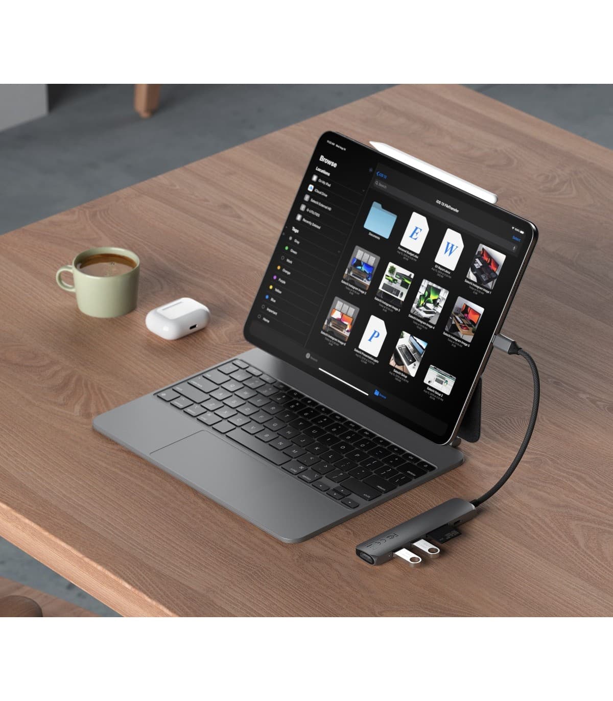 هاب رومیزی ساتچی 6 در 1 USB-C مدل SLIM ADAPTER — تصویر ۵