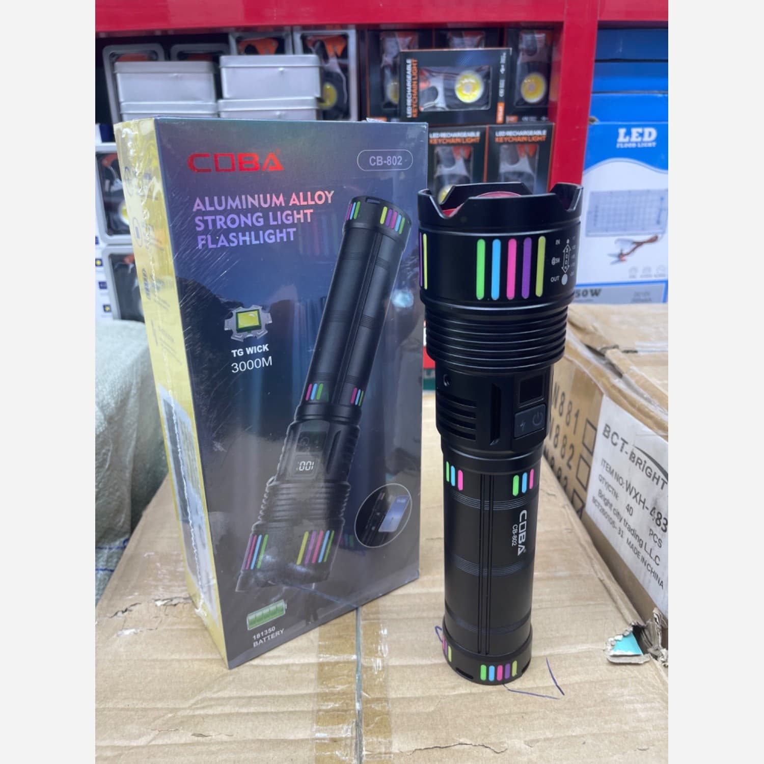 چراغ قوه دستی COBA مدل CB-802