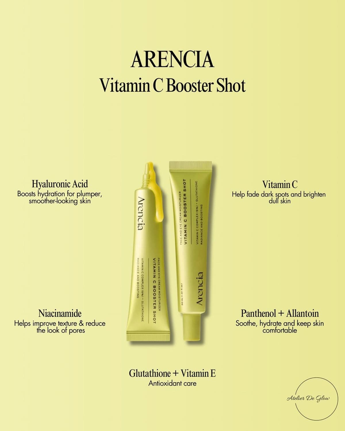 بوستر شات ویتامین سی آرنسیا-Arencia Vitamin C Booster Shot-30ml-original — تصویر ۴