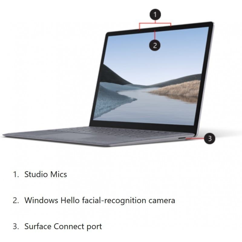 لپ تاپ استوک درحد صفر Microsoft Surface Laptop 2 | Core i7 | 16GB RAM | 512GB SSD — تصویر ۴