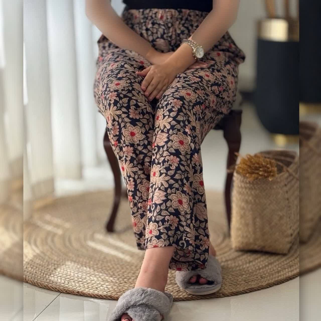 شلوار راحتی دمپا باز مدل دریا ( پک 3 عددی ) — تصویر ۳