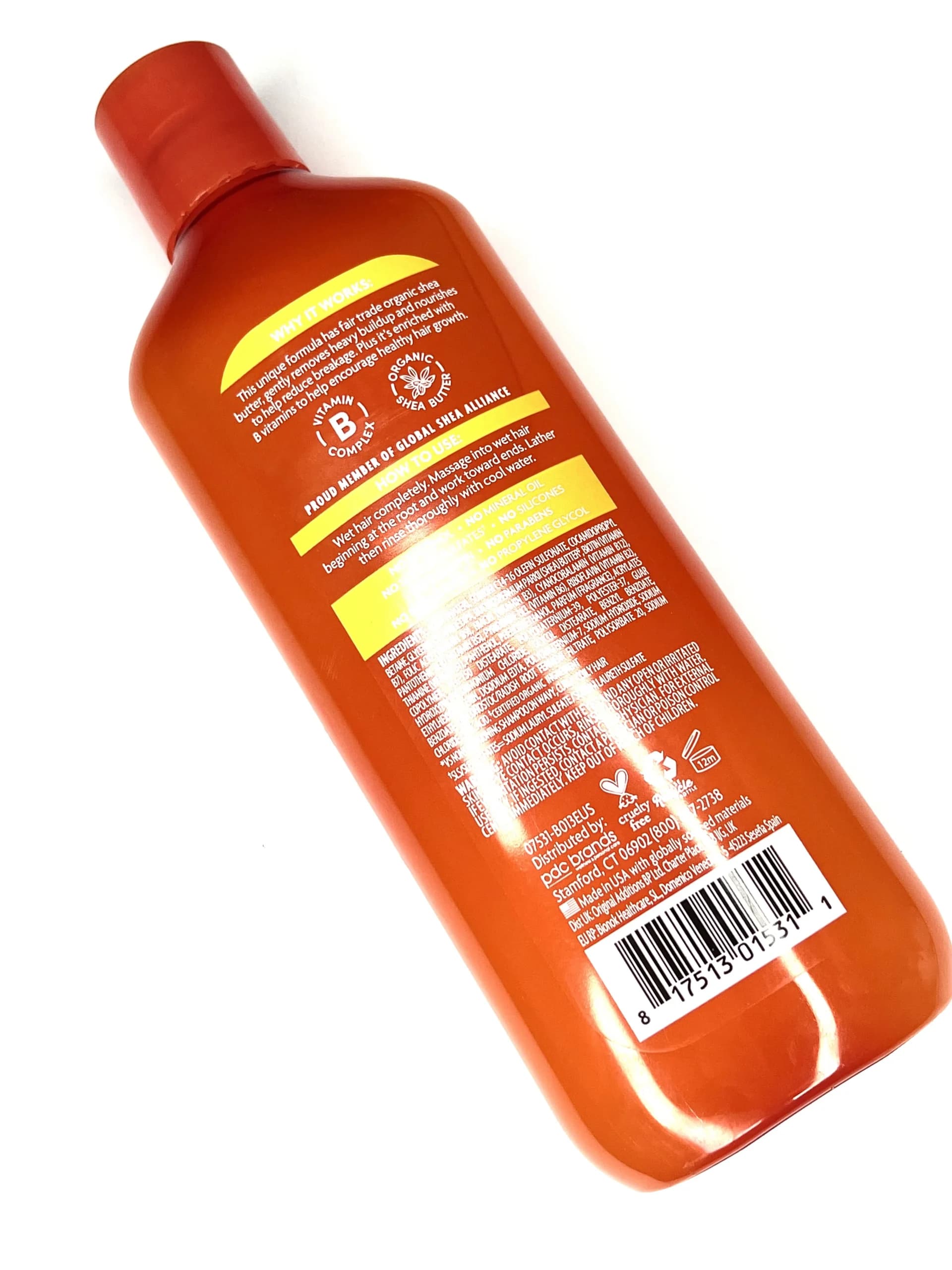 شامپو شی باتر کنتو (کانتو) مخصوص موهای موجدار، فر و حالت‌دار-Cantu SHEA BUTTER Cleansing Cream Shampoo — تصویر ۷