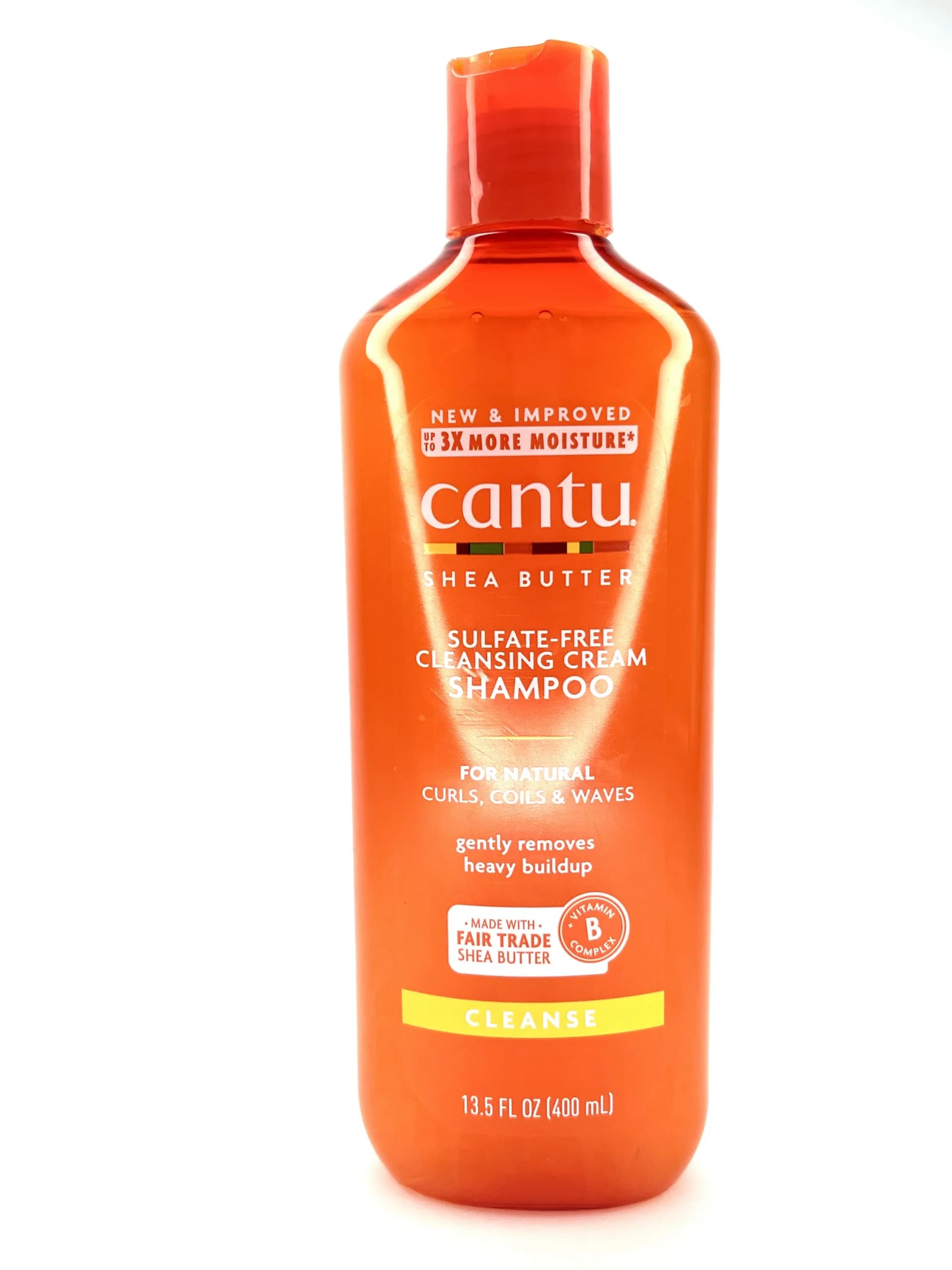 شامپو شی باتر کنتو (کانتو) مخصوص موهای موجدار، فر و حالت‌دار-Cantu SHEA BUTTER Cleansing Cream Shampoo — تصویر ۲