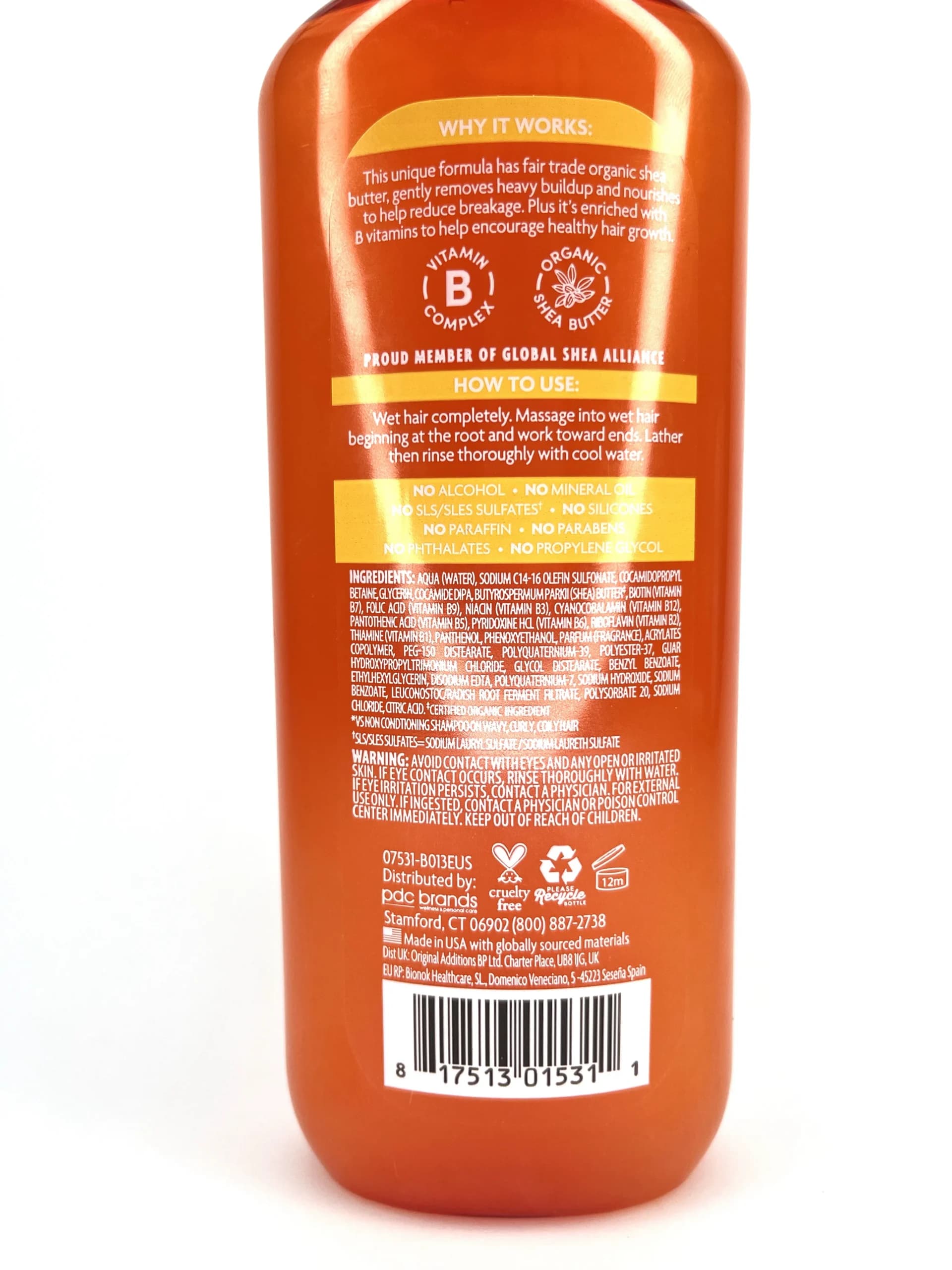 شامپو شی باتر کنتو (کانتو) مخصوص موهای موجدار، فر و حالت‌دار-Cantu SHEA BUTTER Cleansing Cream Shampoo — تصویر ۴