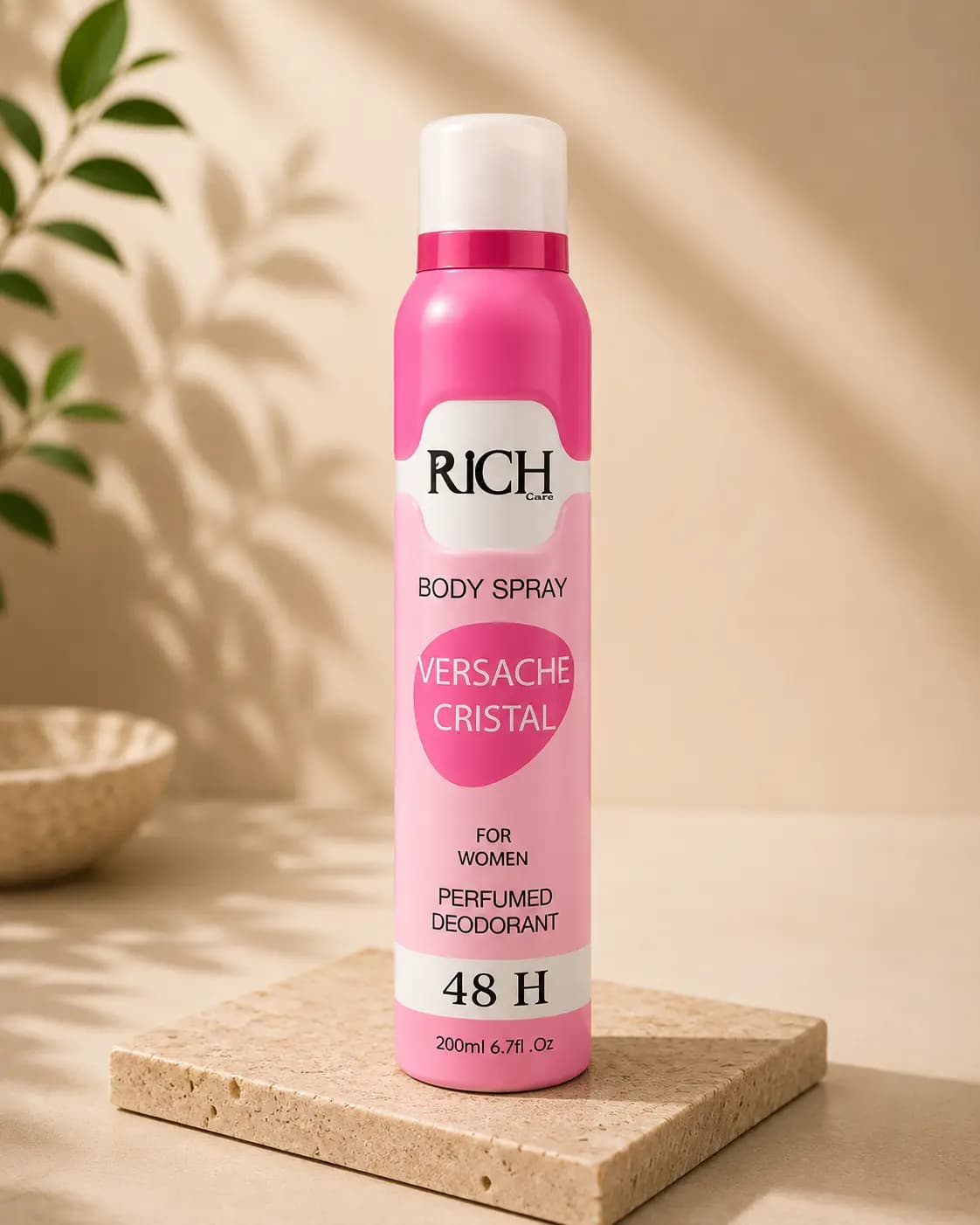 اسپری بدن زنانه Rich مدل VERSACHE CRISTAL