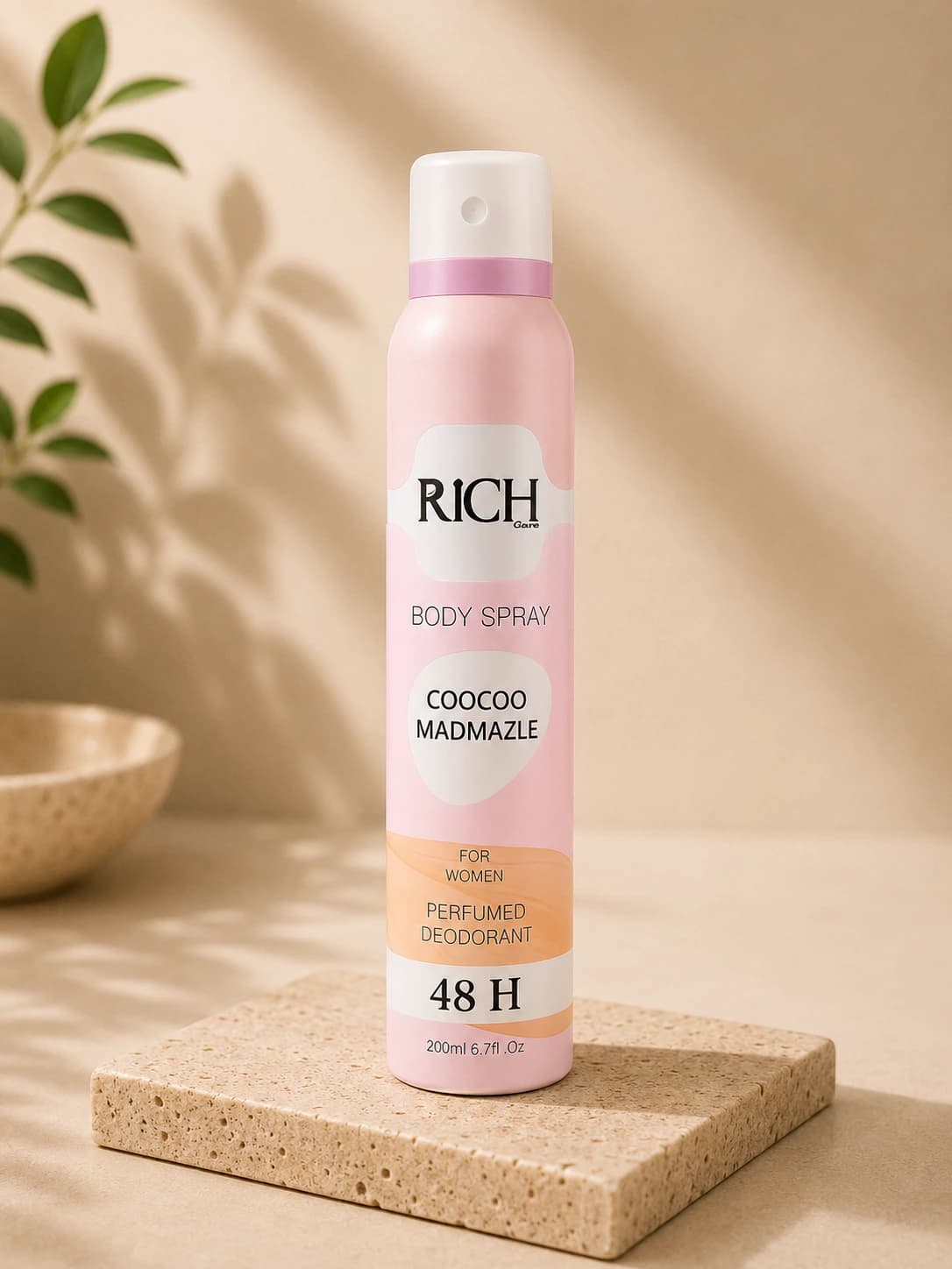 اسپری بدن زنانه Rich مدل COOCOO MADMAZLE