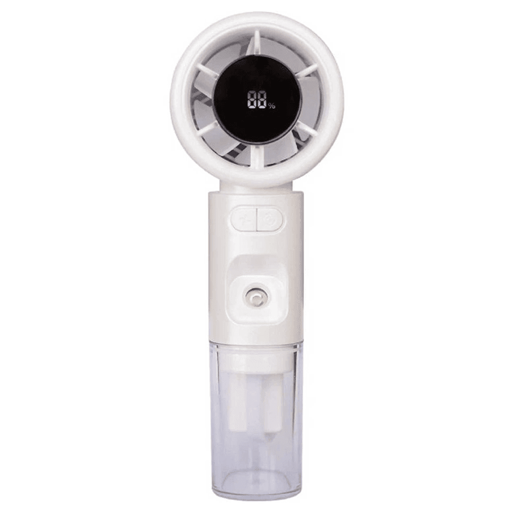 پنکه شارژی دستی مه پاش Handheld High Speed Fan F338