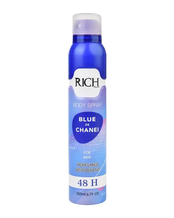 اسپری بدن مردانه Rich مدل BLUE DE CHANEL