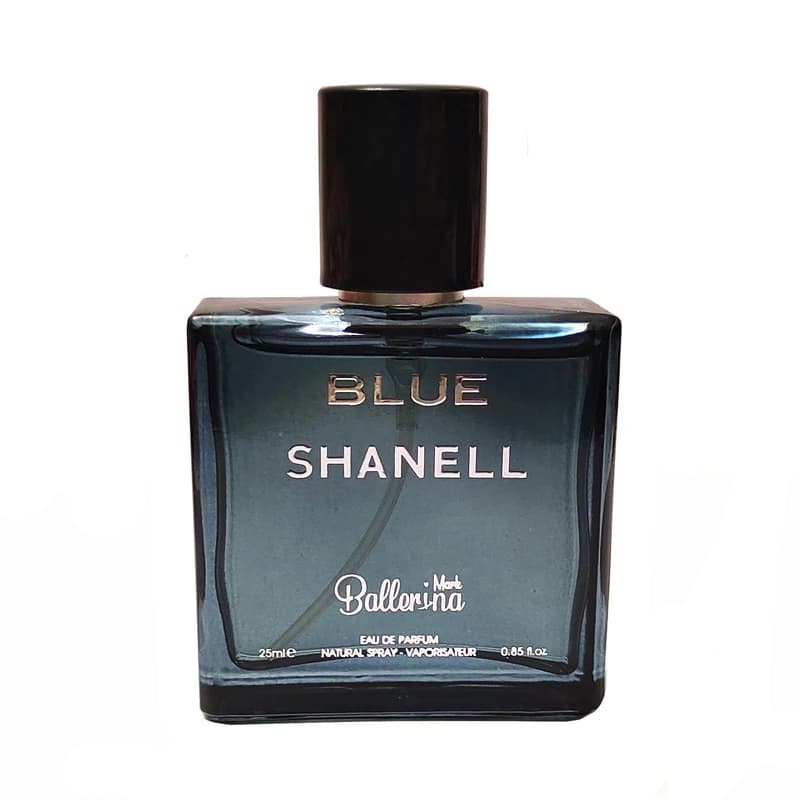 عطر جیبی مردانه بالرینا مدل blue shanell — تصویر ۲