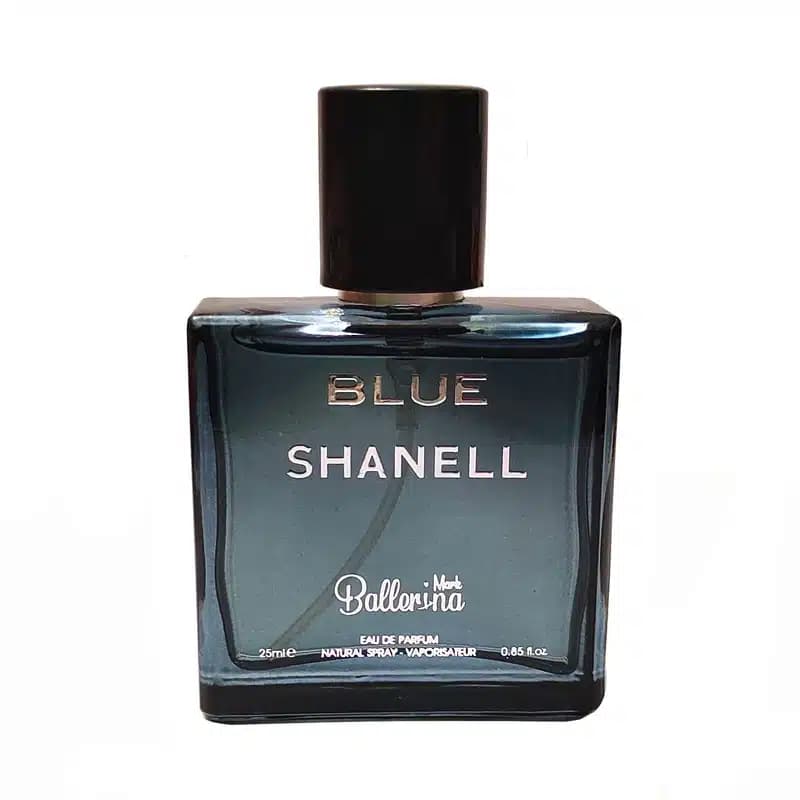 عطر جیبی مردانه بالرینا مدل blue shanell