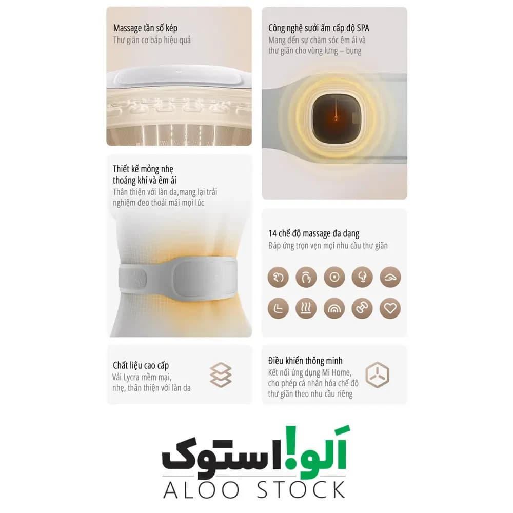 ماساژور کمر شیائومی هوشمند Xiaomi Mijia Smart Waist Massager MJYBAMY1-ZJ — تصویر ۱۲