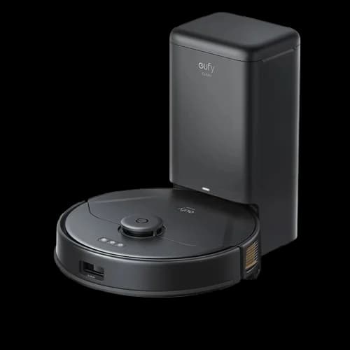 جارو رباتیک ⁦eufy X8 Pro⁩ مدل ⁦T2276⁩ با مکش دوگانه ۲×۴۰۰۰ پاسکال و ایستگاه تخلیه خودکار