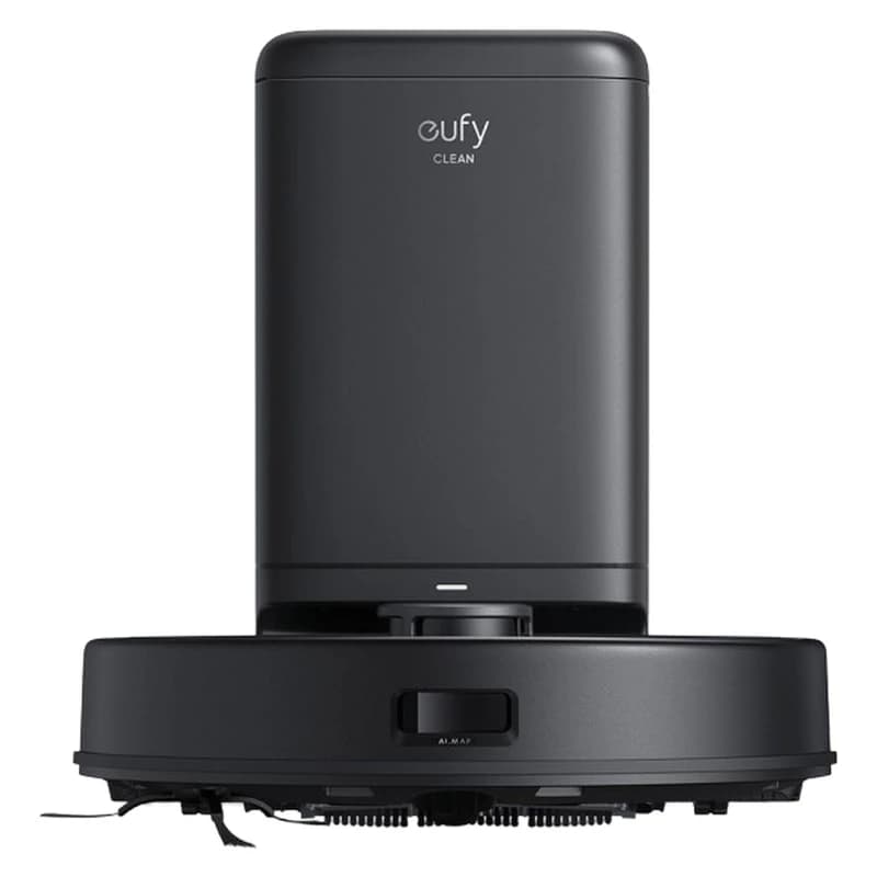 جارو رباتیک ⁦eufy X8 Pro⁩ مدل ⁦T2276⁩ با مکش دوگانه ۲×۴۰۰۰ پاسکال و ایستگاه تخلیه خودکار — تصویر ۳
