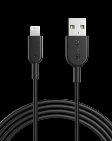 کابل انکر ⁦Anker 321⁩ مدل ⁦A8433⁩، ⁦USB-A⁩ به ⁦Lightning⁩، طول ۱.۸ متر