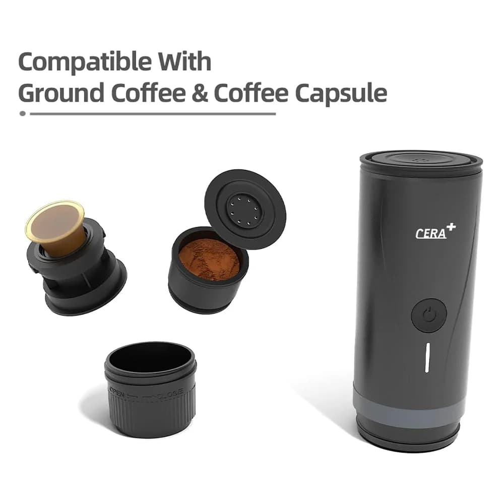 دستگاه اسپرسو ساز شارژی قابل حمل CERA+ pcm03 — تصویر ۲