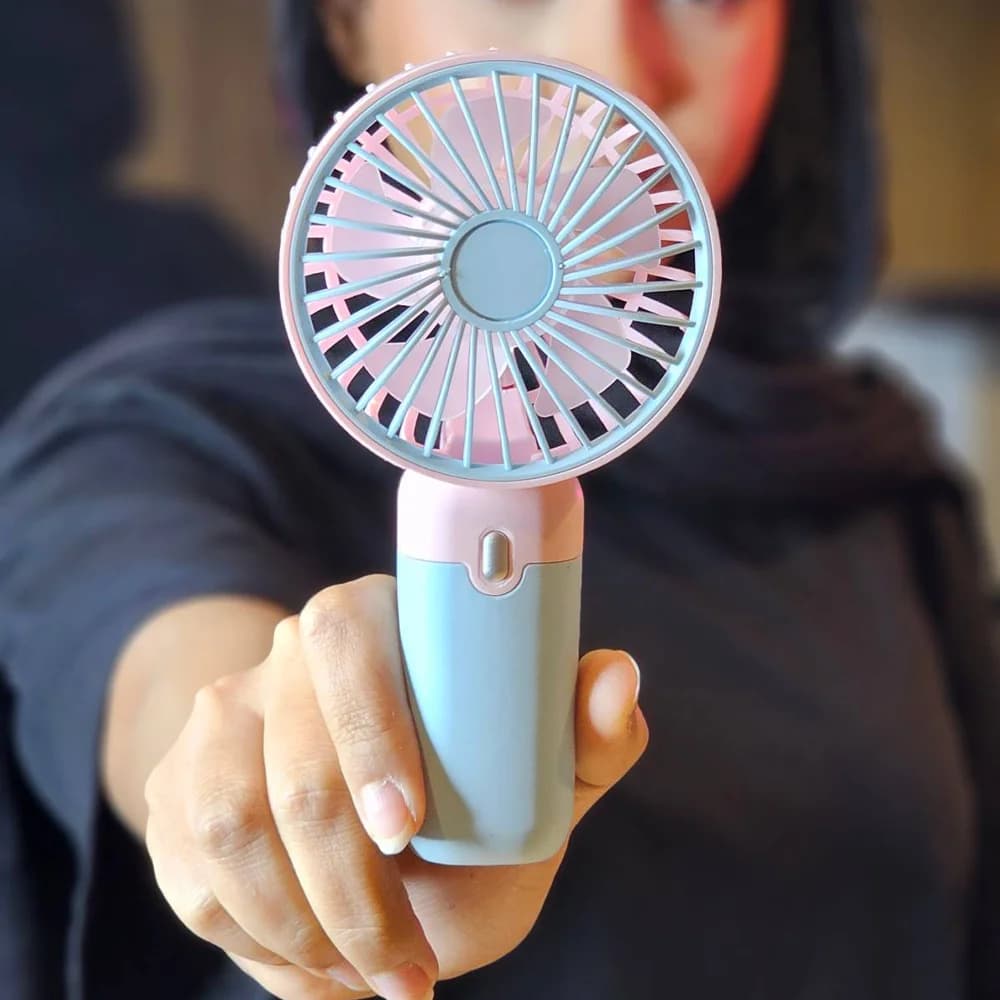 پنکه دستی شارژی مدل Mini Fan Rechargeable — تصویر ۵