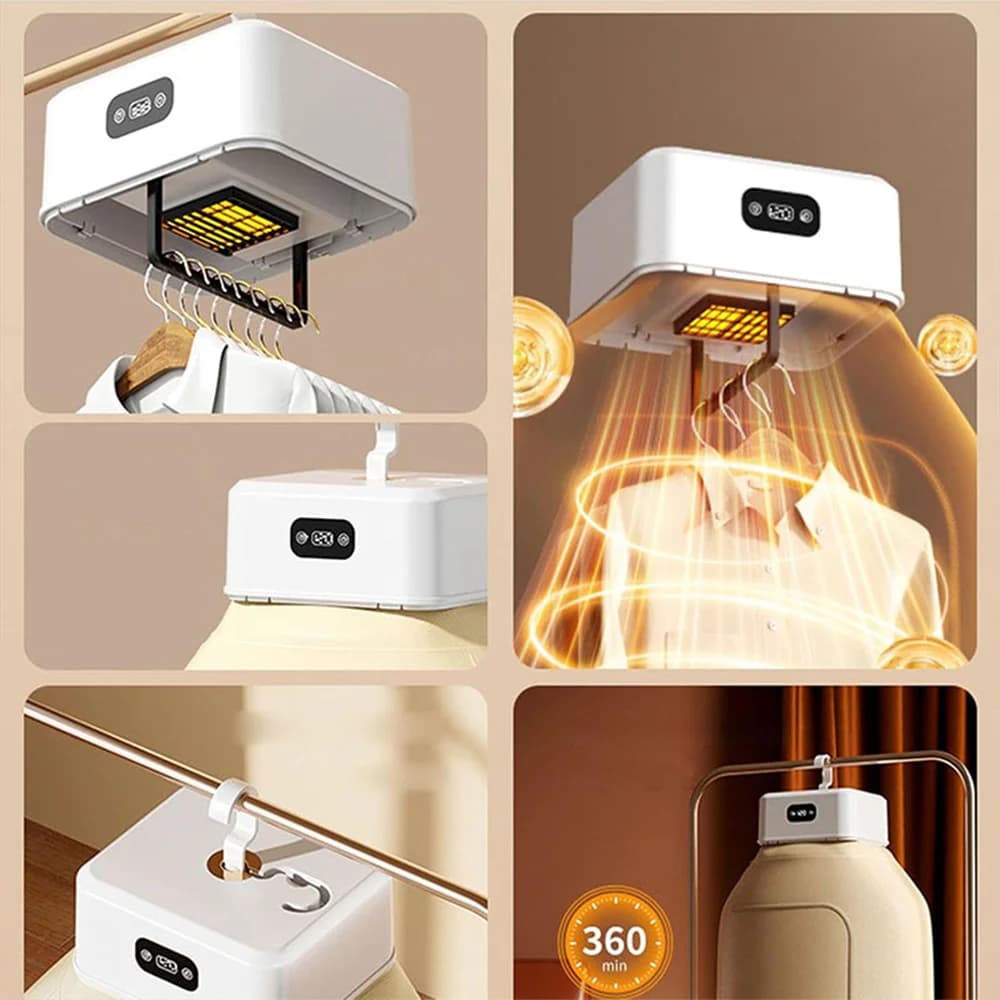 خشک کننده لباس قابل حمل مدل Drying Heater — تصویر ۷