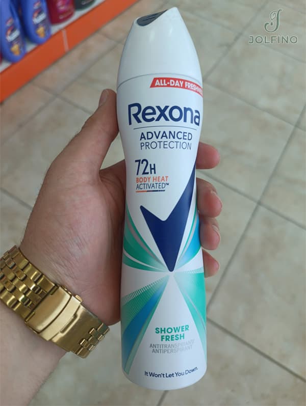 اسپری ضدتعریق زنانه رکسونا مدل Advanced Protection Shower Fresh حجم ۲۰۰ میل — تصویر ۲