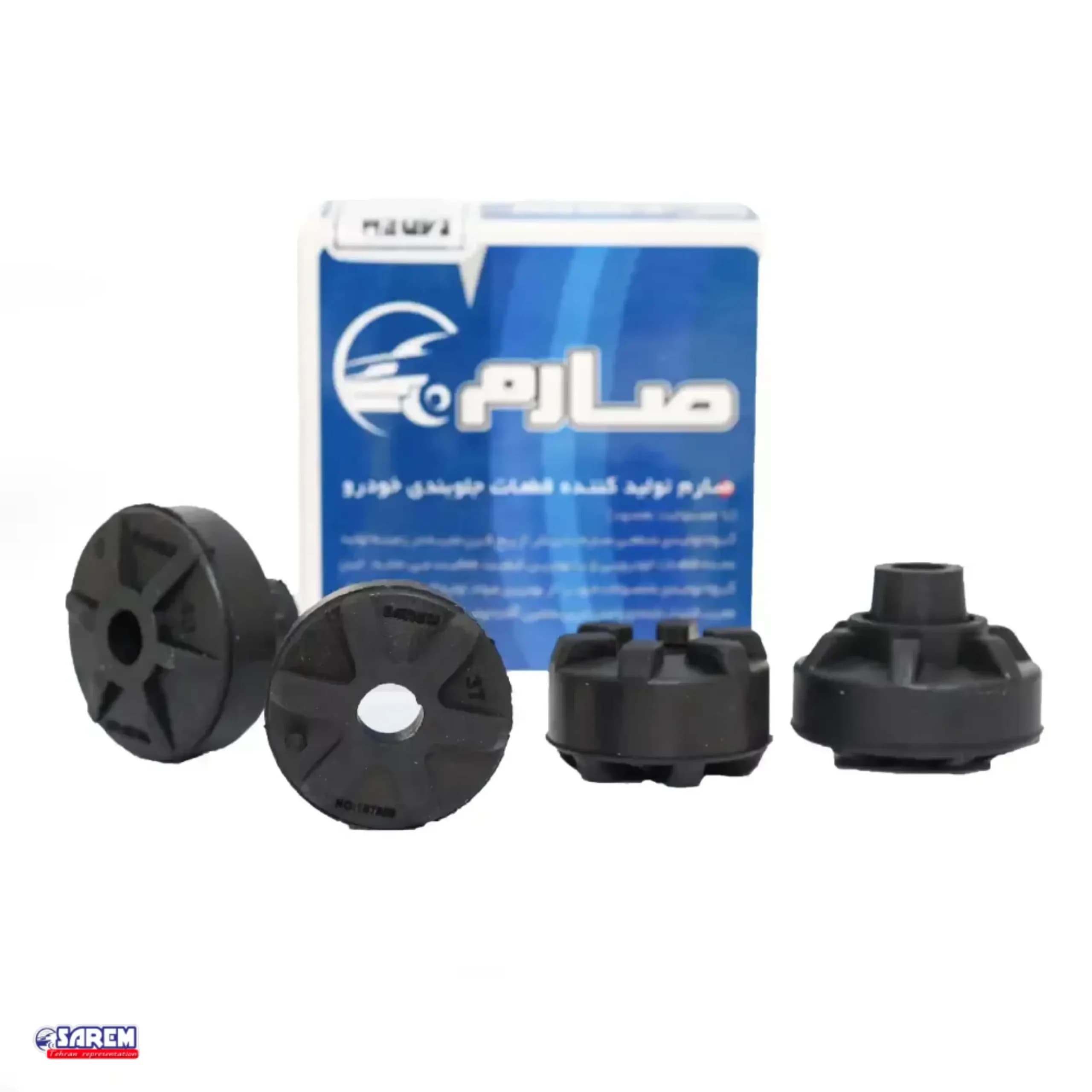 لاستیک نروماده کمک عقب پراید — تصویر ۲
