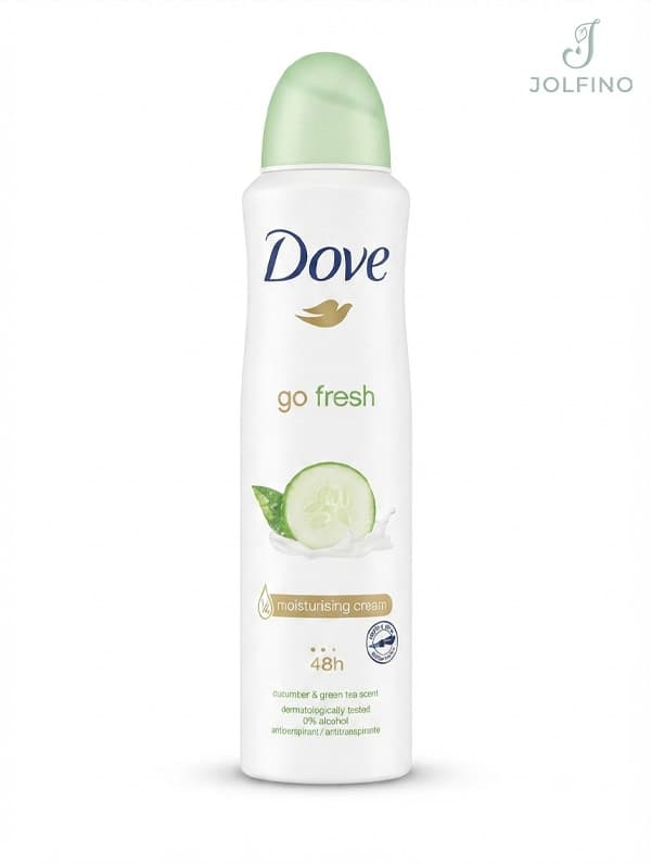 اسپری ضدتعریق زنانه داو Go Fresh خیار و چای سبز 250 میل