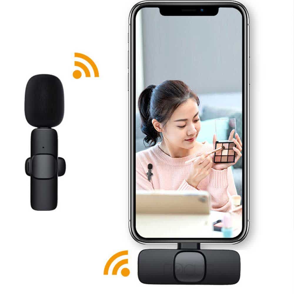 میکروفون یقهای بیسیم آیفون مدل K9 — تصویر ۴