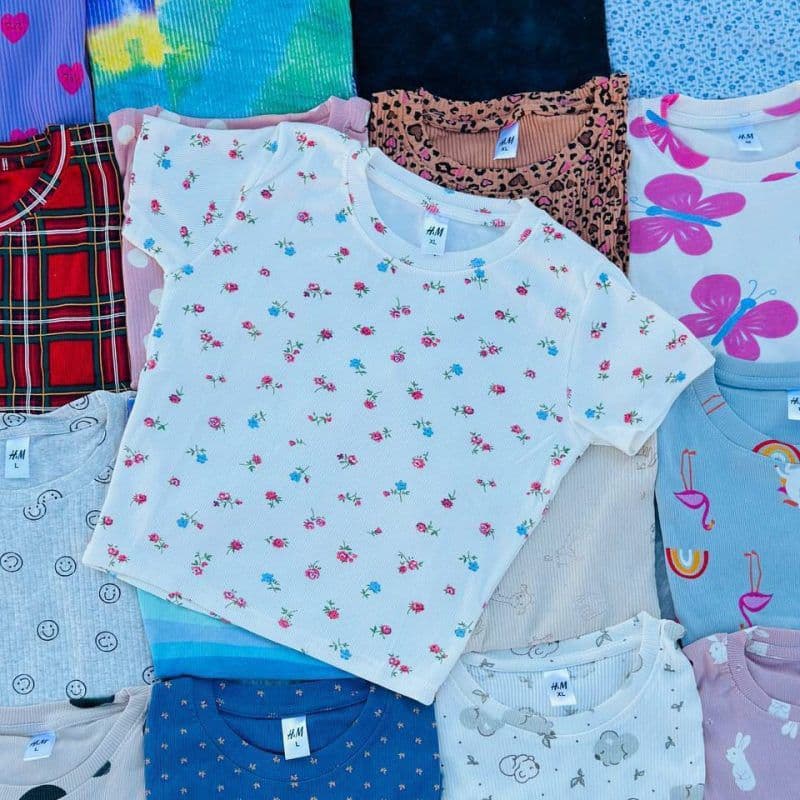 کراپ کبریتی یقه گرد زارا عمده ( پک 6 عددی )