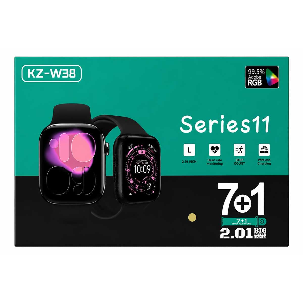 ساعت هوشمند KZ-W38 Series 11 — تصویر ۶