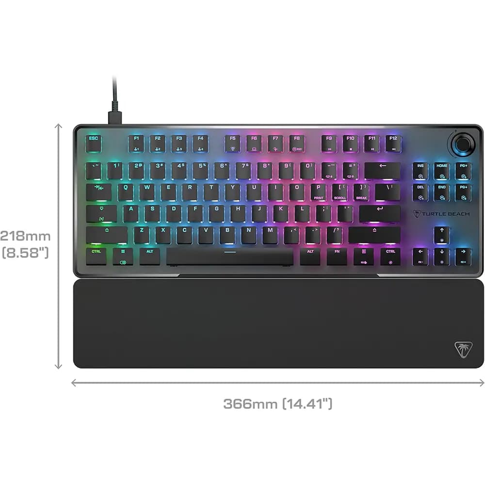 کیبرد گیمینگ Turtle BeachTurtle Beach Vulcan II TKL Pro Hall-Effect Mechanical RGB — تصویر ۴