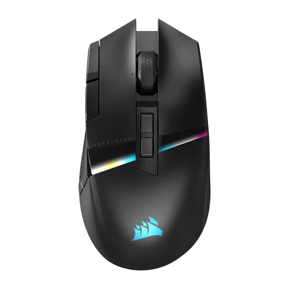 موس گیمینگ بی سیم کورسیر DARKSTAR WIRELESS RGB MMO Gaming Mouse