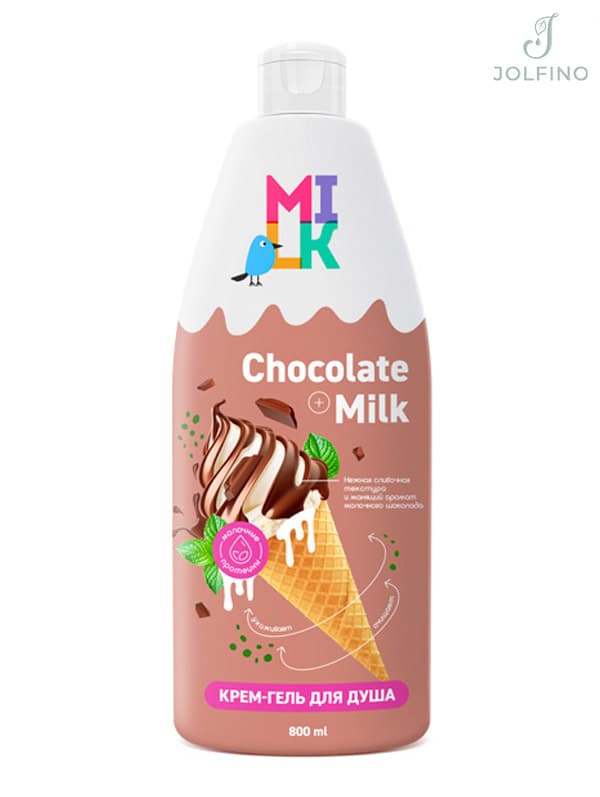 کرم‌ژل دوش شیر و شکلات MILK (800 میلی‌لیتر)
