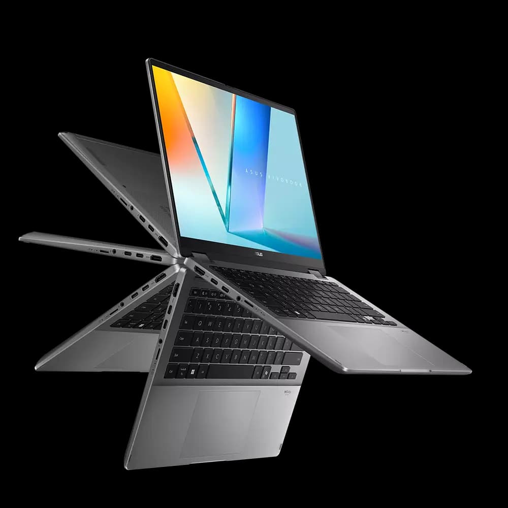 لپ تاپ 14 اینچی ایسوس Asus Vivobook Flip S14 TP3407SA Ultra7 256V 16GB 1TB ARC OLED — تصویر ۷