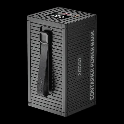 پاوربانک گرین لاین ⁦Green Lion⁩ ⁦Container 20000mAh⁩ کد ⁦GNCOTPXPB20BK⁩