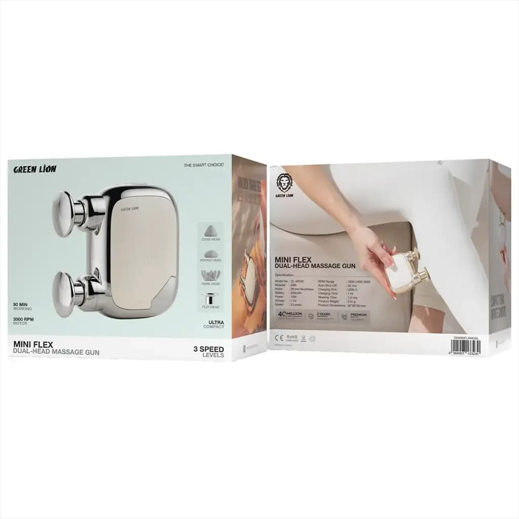 ماساژور تفنگی گرین لاین Mini Flex مدل GNMINFLXMGSL — تصویر ۲