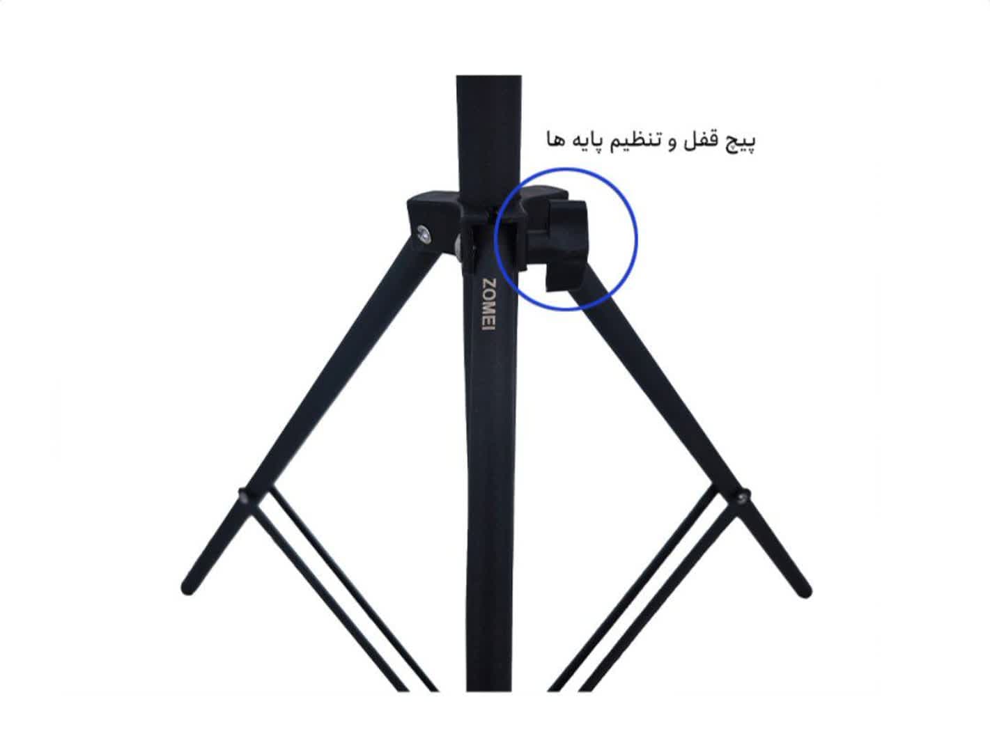 سه پایه موبایل T شکل دو متری — تصویر ۳
