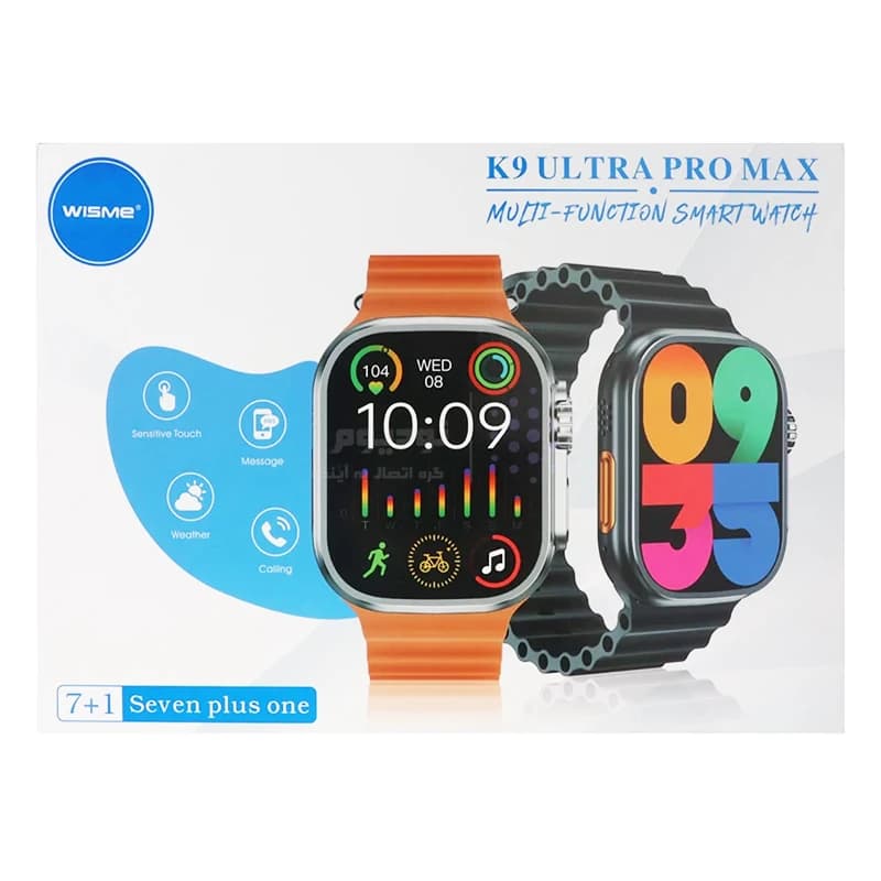 ساعت هوشمند WISME مدل K9 ULTRA PROMAX — تصویر ۸