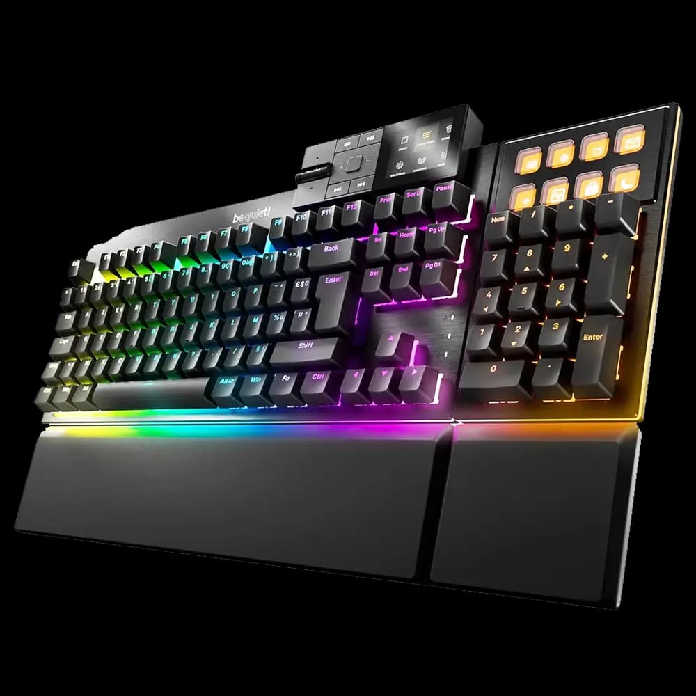 کیبورد گیمینگ مکانیکال سایلنت مدل Be quiet Dark Mount Silent Tactile Mechanical Keyboard