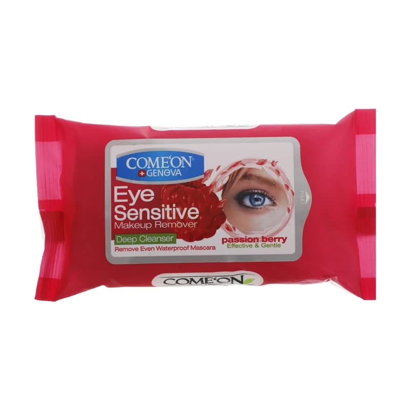 دستمال مرطوب پاک‌کننده آرایش چشم کامان مدل Eye Sensitive — تصویر ۳