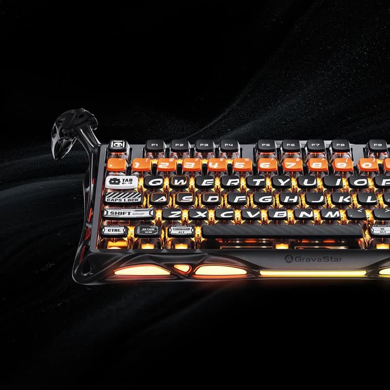 کیبورد بی سیم گیمینگ گراوااستار مدل Mercury K1 Pro Wireless Mechanical Gaming Keyboard-Cyberflare — تصویر ۳