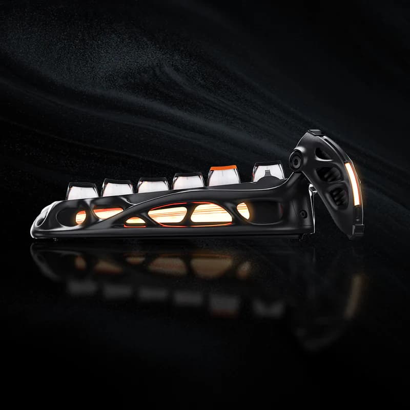 کیبورد بی سیم گیمینگ گراوااستار مدل Mercury K1 Pro Wireless Mechanical Gaming Keyboard-Cyberflare — تصویر ۶