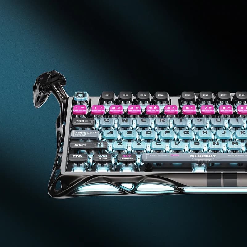 کیبورد گیمینگ گراوااستار مدل Mercury V75 Pro Hall Effect Magnetic Gaming Keyboard-Cyberpunk — تصویر ۴