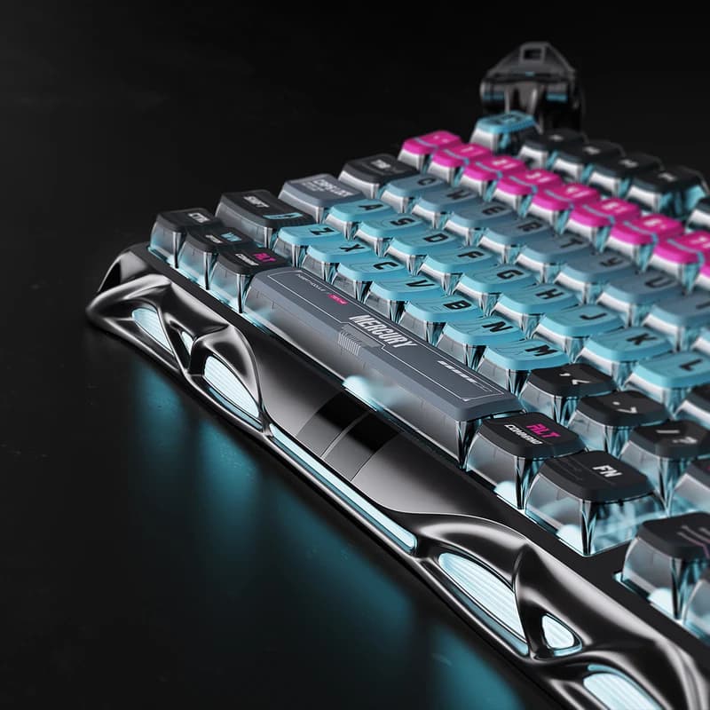 کیبورد گیمینگ گراوااستار مدل Mercury V75 Pro Hall Effect Magnetic Gaming Keyboard-Cyberpunk — تصویر ۶
