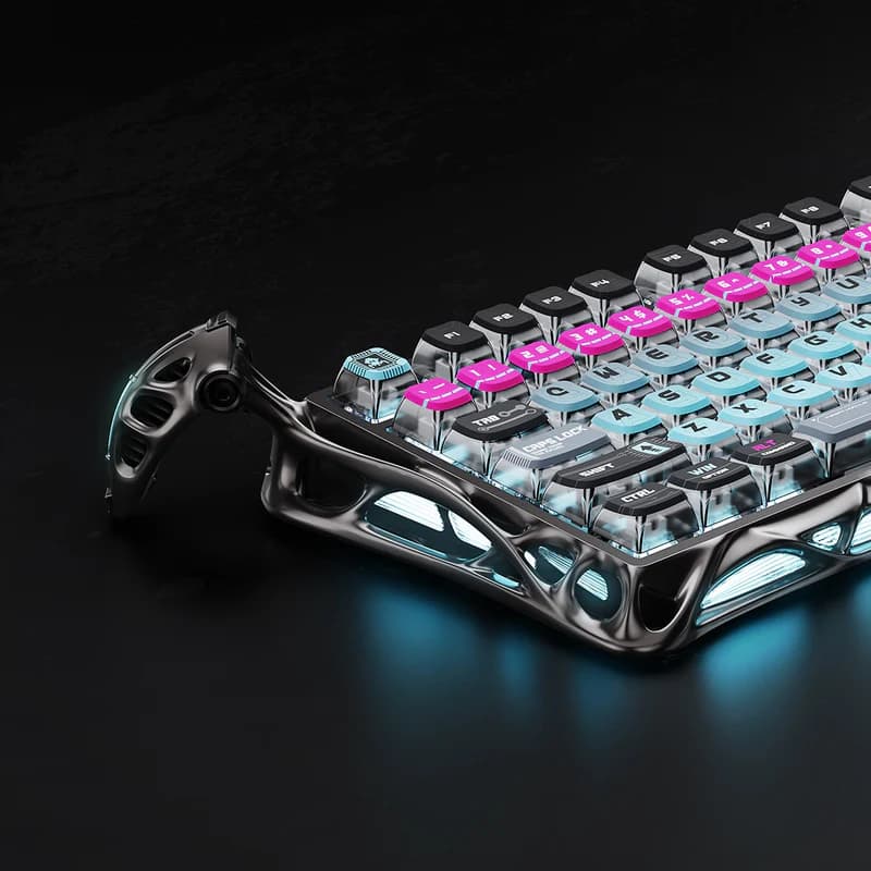 کیبورد گیمینگ گراوااستار مدل Mercury V75 Pro Hall Effect Magnetic Gaming Keyboard-Cyberpunk — تصویر ۷