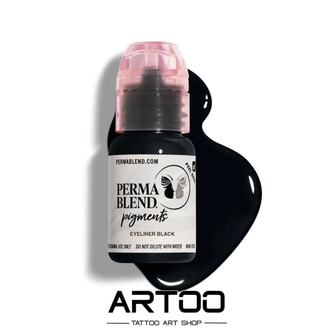 رنگ تتو پرمابلند ایلاینر بلک PERMA BLEND Eyeliner Black