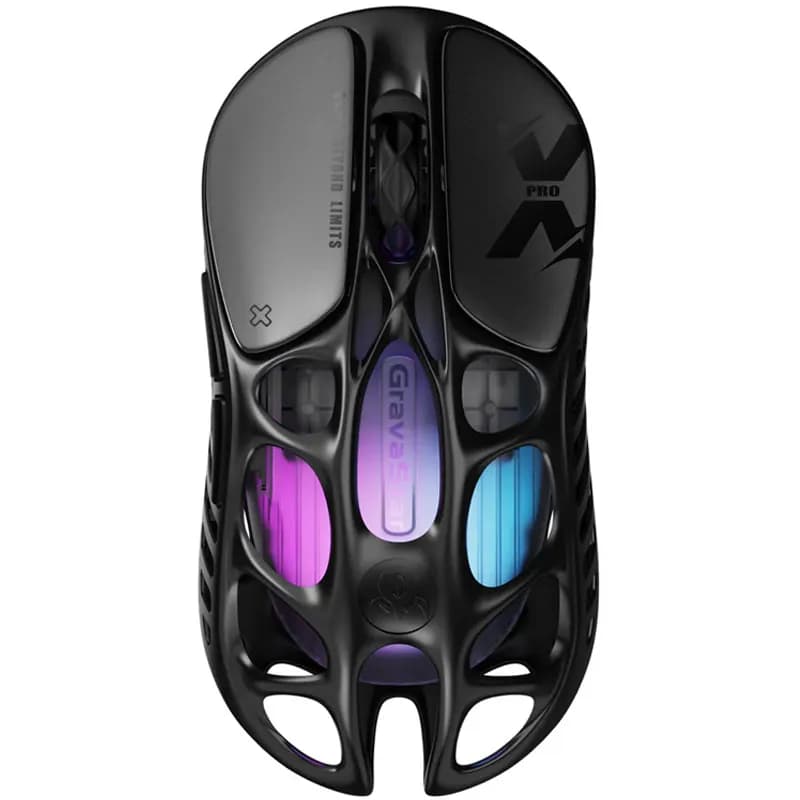 موس گیمینگ بی سیم گراوااستار مدل Mercury X Pro-Galaxy Black