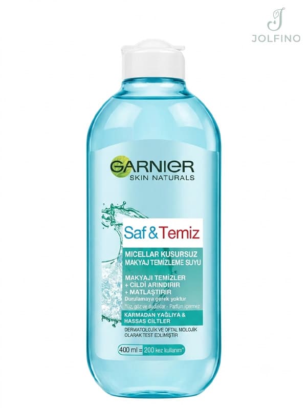 میسلار واتر گارنیه (Garnier) مخصوص پوست‌های مختلط، چرب و حساس حجم ۴۰۰ میل